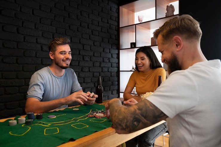 Studio live-dealer qq online dengan teknologi multi-kamera profesional